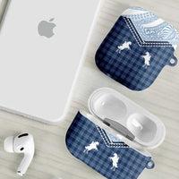 Aloha Hawaii Cowboys Paniolo AirPods Case Navy Blue Palaka - Polynesian Pride