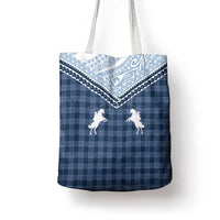 Aloha Hawaii Cowboys Paniolo Tote Bag Navy Blue Palaka - Polynesian Pride