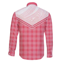 Aloha Hawaii Cowboys Paniolo Family Matching Long Sleeve Bodycon Dress and Hawaiian Shirt Rose Palaka - Polynesian Pride