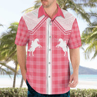 Aloha Hawaii Cowboys Paniolo Hawaiian Shirt Rose Palaka - Polynesian Pride