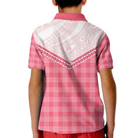 Aloha Hawaii Cowboys Paniolo Kid Polo Shirt Rose Palaka - Polynesian Pride