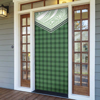Aloha Hawaii Cowboys Paniolo Door Cover Forest Green Palaka - Polynesian Pride