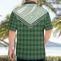 Aloha Hawaii Cowboys Paniolo Hawaiian Shirt Forest Green Palaka - Polynesian Pride