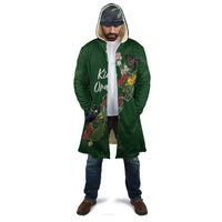 Kia Ora New Zealand Floral Personalized Cloak Sage Green - Polynesian Pride