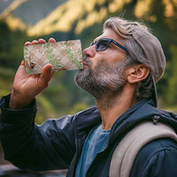 Beige Palaka Hula Girls Seamless Hawaii Aloha 4 in 1 Can Cooler Tumbler - Polynesian Pride