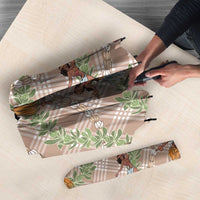 Beige Palaka Hula Girls Seamless Hawaii Aloha Umbrella - Polynesian Pride