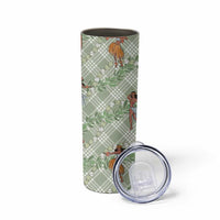 Mint Palaka Hula Girls Seamless Hawaii Aloha Skinny Tumbler - Polynesian Pride