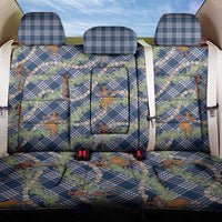 Navy Blue Palaka Hula Girls Seamless Hawaii Aloha Back Car Seat Cover - Polynesian Pride