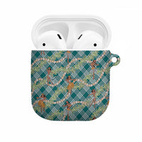 Teal Palaka Hula Girls Seamless Hawaii Aloha AirPods Case - Polynesian Pride