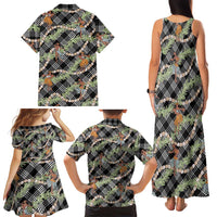 Sable Palaka Hula Girls Seamless Hawaii Aloha Family Matching Tank Maxi Dress and Hawaiian Shirt LT7 - Polynesian Pride