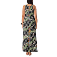 Sable Palaka Hula Girls Seamless Hawaii Aloha Family Matching Tank Maxi Dress and Hawaiian Shirt LT7 - Polynesian Pride
