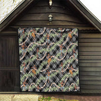 Sable Palaka Hula Girls Seamless Hawaii Aloha Quilt - Polynesian Pride