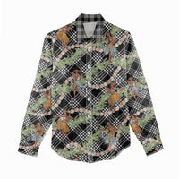 Sable Palaka Hula Girls Seamless Hawaii Aloha Women Casual Shirt - Polynesian Pride