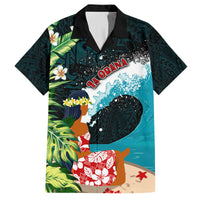Tahiti Ia Orana Family Matching Summer Maxi Dress and Hawaiian Shirt Tahitian Vahine LT7 Dad's Shirt - Short Sleeve Colorful - Polynesian Pride