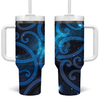 New Zealand Maori Matariki Tumbler With Handle Galaxy Kowhaiwhai