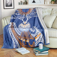 Yokwe Marshall Islands Personalized Blanket Jemenei Day - Seashell Necklace