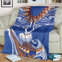 Yokwe Marshall Islands Personalized Blanket Jemenei Day - Seashell Necklace