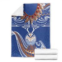 Yokwe Marshall Islands Personalized Blanket Jemenei Day - Seashell Necklace