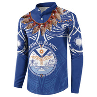 Yokwe Marshall Islands Personalized Button Sweatshirt Jemenei Day - Seashell Necklace