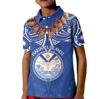 Yokwe Marshall Islands Personalized Kid Polo Shirt Jemenei Day - Seashell Necklace