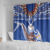 Yokwe Marshall Islands Personalized Shower Curtain Jemenei Day - Seashell Necklace