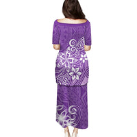 Polynesia Puletasi Plumeria Purple Curves LT7 - Polynesian Pride