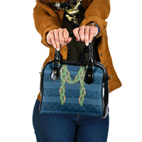 Hawai'i Paniolo Maile Twisted Lei Shoulder Handbag Cobalt Blue LT7 One Size Cobalt Blue - Polynesian Pride