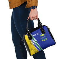 Personalised Fiji Natabua High School Shoulder Handbag Kaviti Tapa Mix Colors Proud NHS LT7 - Polynesian Pride