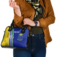 Personalised Fiji Natabua High School Shoulder Handbag Kaviti Tapa Mix Colors Proud NHS LT7 - Polynesian Pride