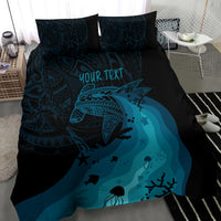 Polynesian Shark Bedding Set Under The Waves LT7 - Polynesian Pride