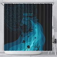 Polynesian Shark Shower Curtain Under The Waves LT7 - Polynesian Pride
