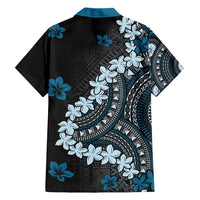 Bula Fiji Women's Day Hawaiian Shirt Indigo Masi Tapa