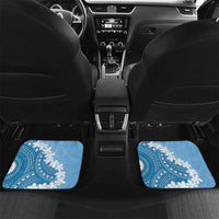 Bula Fiji Women's Day Car Mats Turquoise Masi Tapa LT7