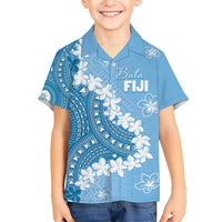 Bula Fiji Women's Day Hawaiian Shirt Turquoise Masi Tapa