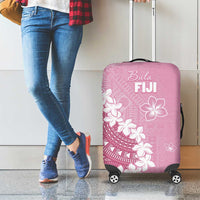 Bula Fiji Women's Day Luggage Cover Pink Masi Tapa