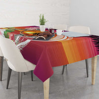 Polynesian Dreamy Turtle Tablecloth Sunset Scenery