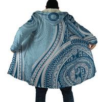 Bula Fiji Vintage Tapa Cloak Kaivity Masi Wave Motifs - Turquoise