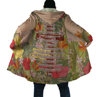 Mahalo Hawaii - Ka Pule a ka Haku Cloak Tropical Flowers LT7 - Polynesian Pride