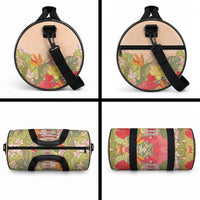 Mahalo Hawaii - Ka Pule a ka Haku Duffle Bag Tropical Flowers