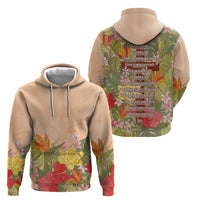 Mahalo Hawaii - Ka Pule a ka Haku Hoodie Tropical Flowers LT7 - Polynesian Pride