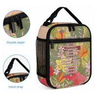 Mahalo Hawaii - Ka Pule a ka Haku Lunch Bag Tropical Flowers