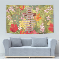 Mahalo Hawaii - Ka Pule a ka Haku Tapestry Tropical Flowers LT7 - Polynesian Pride