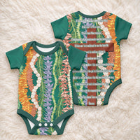 Mahalo Hawaii - Ka Pule a ka Haku Baby Onesie Mixed Lei