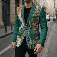 Mahalo Hawaii - Ka Pule a ka Haku Blazer Mixed Lei LT7 - Polynesian Pride