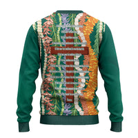 Mahalo Hawaii - Ka Pule a ka Haku Ugly Christmas Sweater Mixed Lei