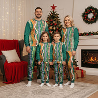 Mahalo Hawaii - Ka Pule a ka Haku Christmas Pajama Set Mixed Lei