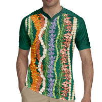 Mahalo Hawaii - Ka Pule a ka Haku Rugby Jersey Mixed Lei LT7 - Polynesian Pride