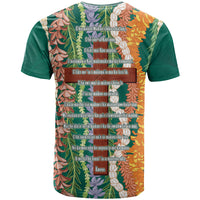 Mahalo Hawaii - Ka Pule a ka Haku T Shirt Mixed Lei LT7 - Polynesian Pride
