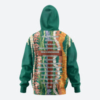 Mahalo Hawaii - Ka Pule a ka Haku Zip Hoodie Mixed Lei LT7 - Polynesian Pride