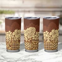 Niue Hiapo Motif Tumbler Cup Tapa Classic